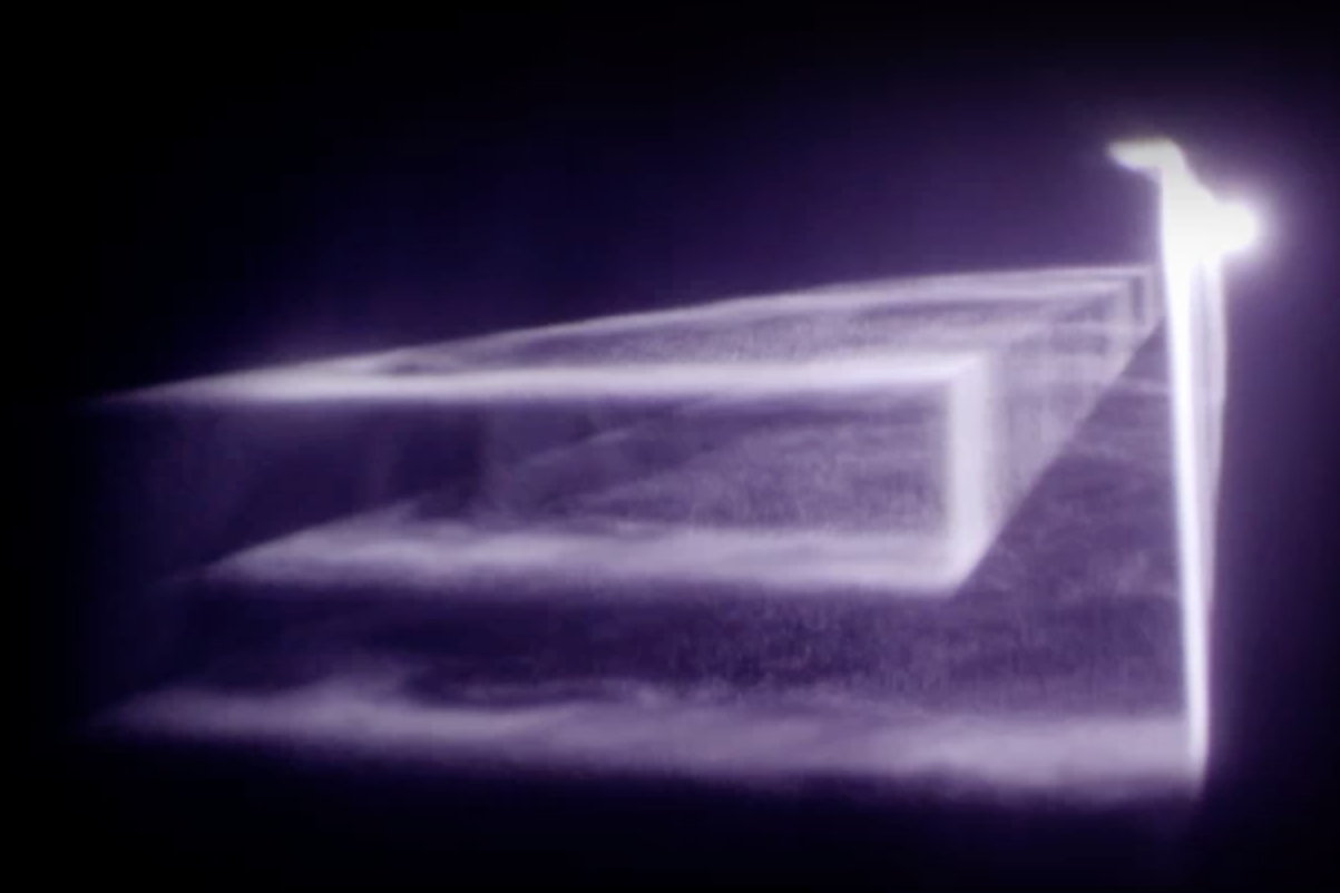 Experimenting video over water