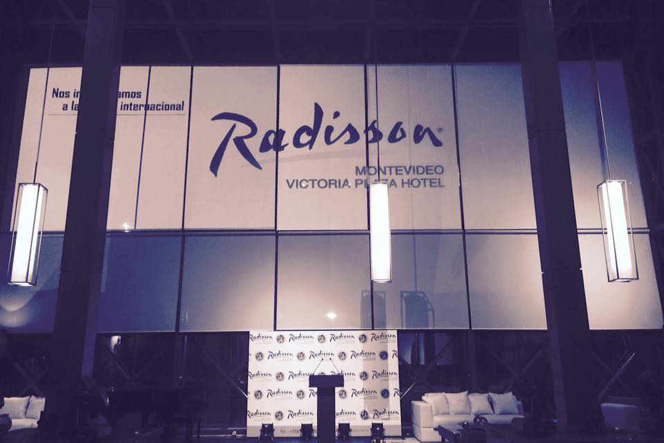Radisson. Video projection